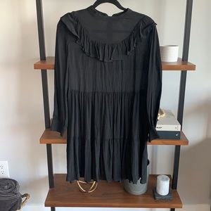 Long sleeve mini dress